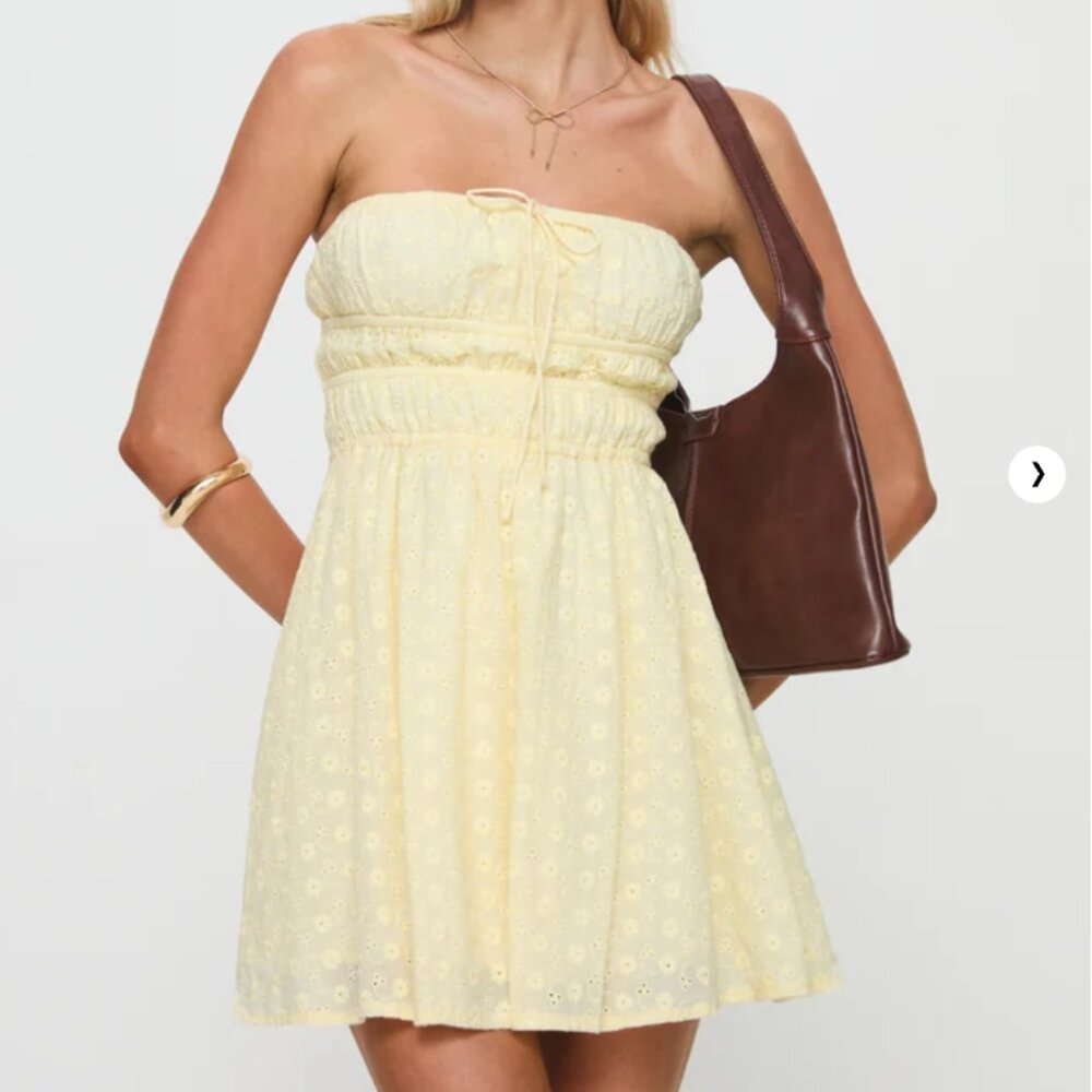 Princess Polly Yellow Mini Dress